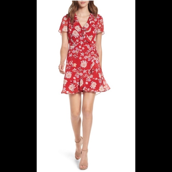 Lush Dresses & Skirts - Colie Ruffle Wrap Dress (Nordstrom’s)